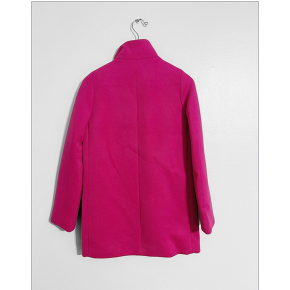 J. Crew New! Italian Boiled Wool Blend Coat - Picture 6 of 6